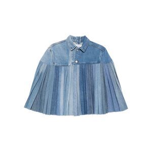 E.L.V. Denim Blue Jackets - Capes & Ponchos Women